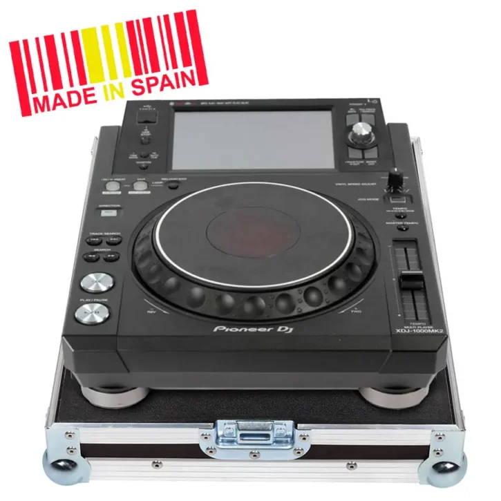 Flight case Multireproductor Pioneer XDJ-1000MK2 Plata - Imagen 2