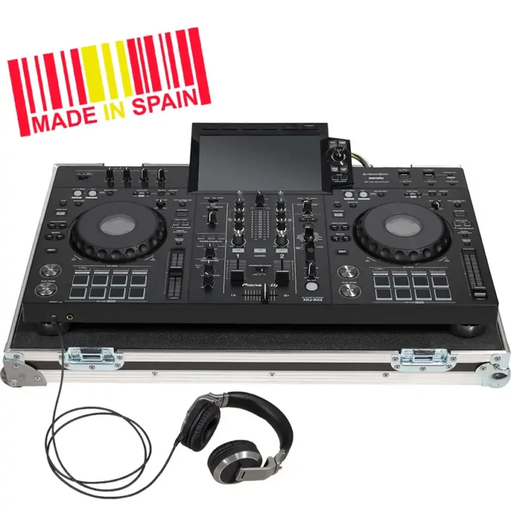 Flight case controlador Pioneer XDJ-RX3 Plata (Ruedas) - Imagen 1