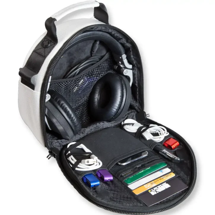 Funda de Auriculares para DJ blanca - Imagen 2