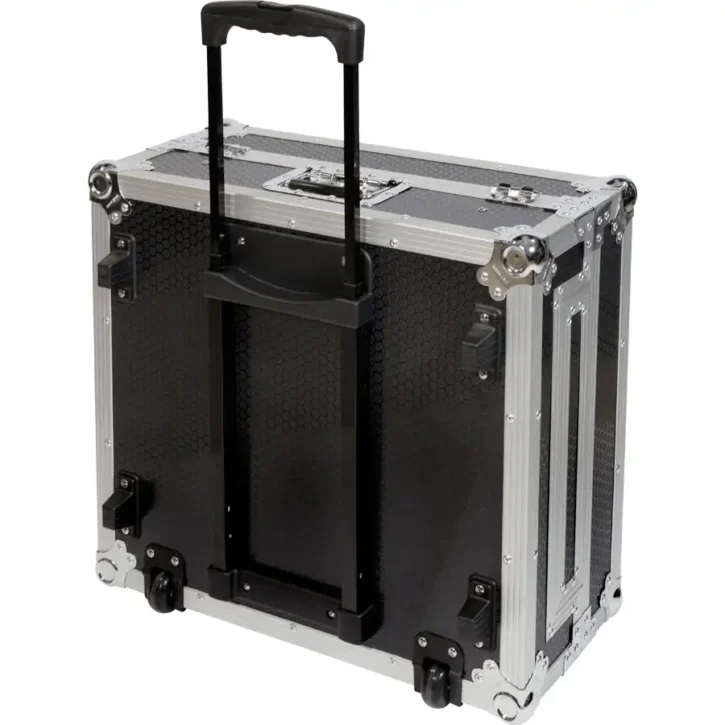 Flight Case Pioneer DJM-V10 / V10LF/ A9 Plata (Soporte Ordenador Trolley y Ruedas) - Imagen 2