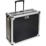 Flight Case Pioneer DJM-V10 / V10LF/ A9 Plata (Soporte Ordenador Trolley y Ruedas) - Imagen 3