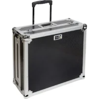 Flight Case Pioneer DJM-V10 / V10LF/ A9 Plata (Soporte Ordenador Trolley y Ruedas) - Imagen 3