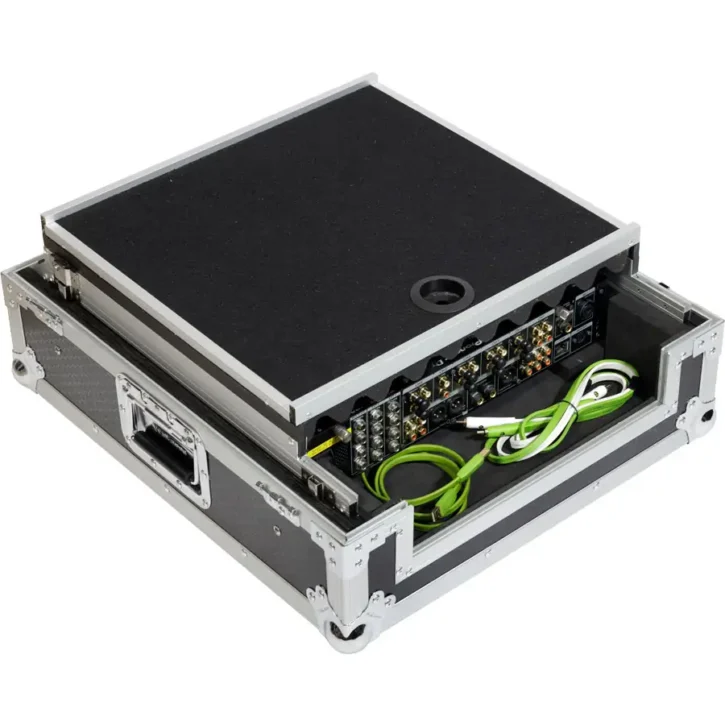 Flight Case Pioneer DJM-V10 / V10LF/ A9 Plata (Soporte Ordenador Trolley y Ruedas) - Imagen 5