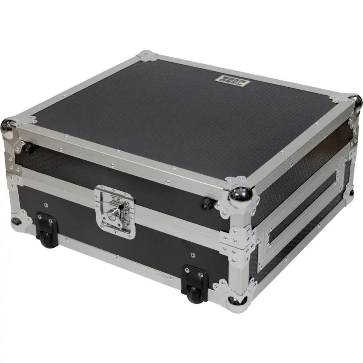 Flight Case Pioneer DJM-V10 / V10LF/ A9 Plata (Soporte Ordenador Trolley y Ruedas) - Imagen 8