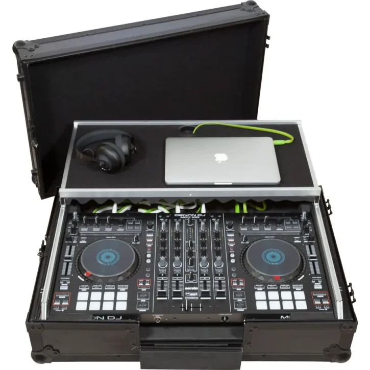 Flight Case Pioneer XDJ-RR Denondj MC-7000 Negra (Sopt Ord Trolley y Ruedas) - Imagen 1