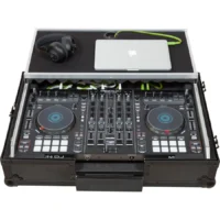 Flight Case Pioneer XDJ-RR Denondj MC-7000 Negra (Sopt Ord Trolley y Ruedas) - Imagen 4