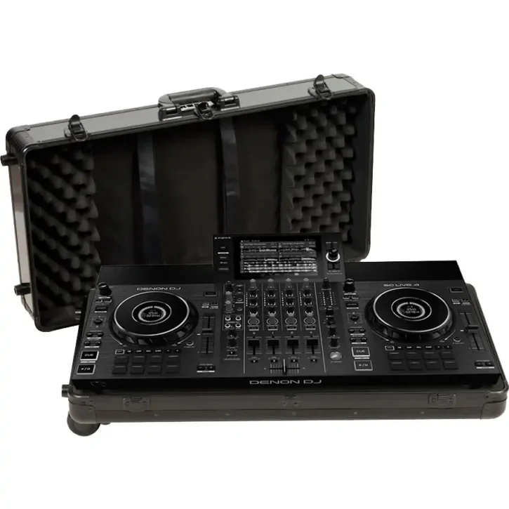 Flight Case Multi Formato para DDJFLX10/ REV5/ SCLIVE4 Negra (Trolley y Ruedas) - Imagen 1