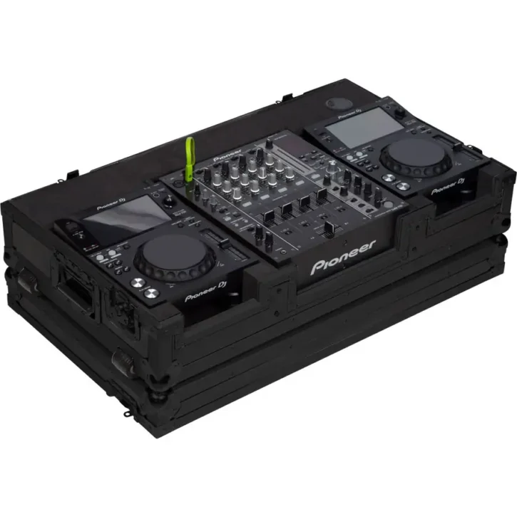 Flight Case Pioneer XDJ-700 ó CDJ-350/ DJM-750MK2 Negra (Ruedas) - Imagen 1