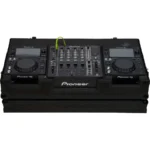 Flight Case Pioneer XDJ-700 ó CDJ-350/ DJM-750MK2 Negra (Ruedas) - Imagen 3