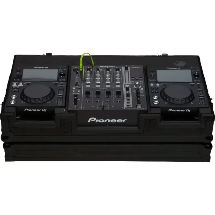 Flight Case Pioneer XDJ-700 ó CDJ-350/ DJM-750MK2 Negra (Ruedas) - Imagen 3