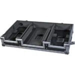 Flight Case Pioneer XDJ-700 ó CDJ-350/ DJM-750MK2 Plata (Ruedas) - Imagen 6