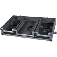 Flight Case Pioneer XDJ-700 ó CDJ-350/ DJM-750MK2 Plata (Ruedas) - Imagen 6