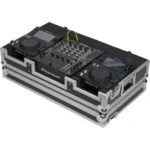 Flight Case Pioneer XDJ-700 ó CDJ-350/ DJM-750MK2 Plata (Ruedas) - Imagen 4