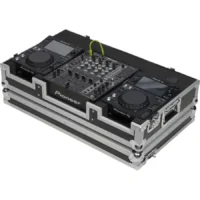 Flight Case Pioneer XDJ-700 ó CDJ-350/ DJM-750MK2 Plata (Ruedas) - Imagen 4