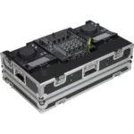 Flight Case Pioneer XDJ-700 ó CDJ-350/ DJM-750MK2 Plata (Ruedas) - Imagen 5