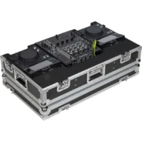 Flight Case Pioneer XDJ-700 ó CDJ-350/ DJM-750MK2 Plata (Ruedas) - Imagen 5