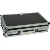 Flight Case Pioneer XDJ-700 ó CDJ-350/ DJM-750MK2 Plata ( Soporte Ordenador y Ruedas) - Imagen 9