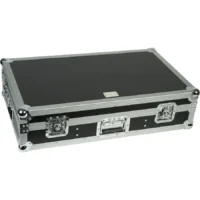 Flight Case Pioneer XDJ-700 ó CDJ-350/ DJM-750MK2 Plata ( Soporte Ordenador y Ruedas) - Imagen 10
