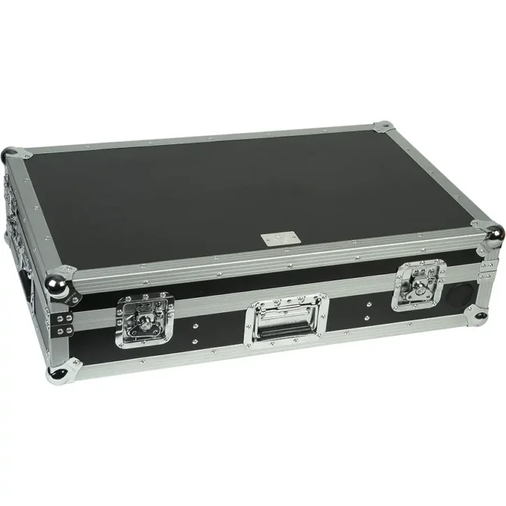 Flight Case Pioneer XDJ-700 ó CDJ-350/ DJM-750MK2 Plata ( Soporte Ordenador y Ruedas) - Imagen 10