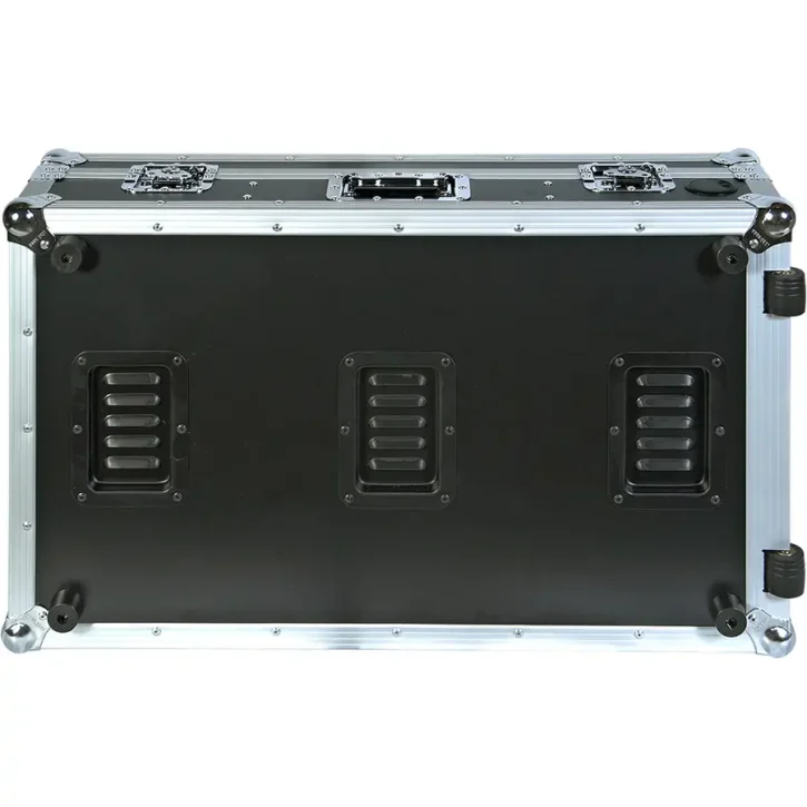 Flight Case Pioneer XDJ-700 ó CDJ-350/ DJM-750MK2 Plata ( Soporte Ordenador y Ruedas) - Imagen 2