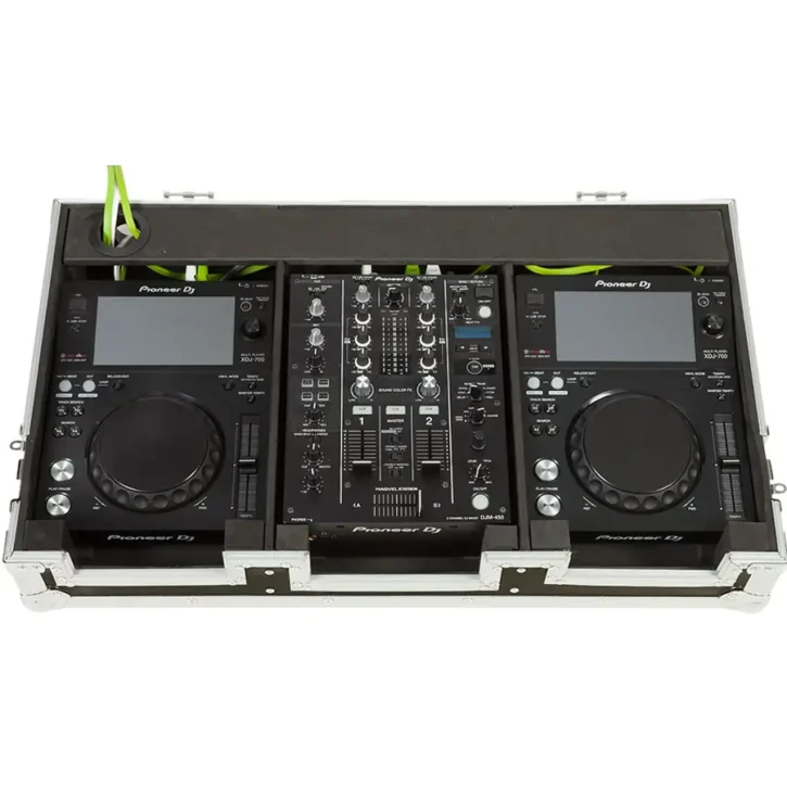 Flight Case Pioneer XDJ-700 ó CDJ-350/ DJM-450 Plata - Imagen 1