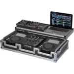 Flight Case Pioneer XDJ-700 ó CDJ-350/ DJM-450 Plata (Tri-stand)