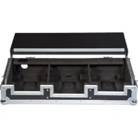 Flight Case Pioneer XDJ-700 ó CDJ-350/ DJM-450 Plata (Tri-stand) - Imagen 5