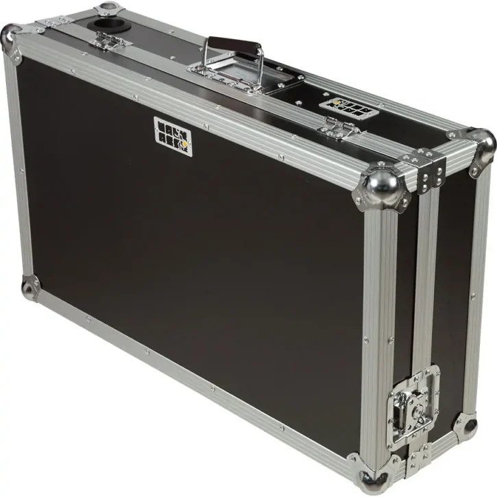 Flight Case Pioneer XDJ-700 ó CDJ-350/ DJM-450 Plata (Tri-stand) - Imagen 2