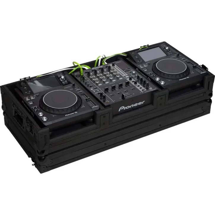 Pioneer XDJ-1000/DJM750MK2 o Denondj SC6000M/X1850 Negro (Ruedas) - Imagen 1