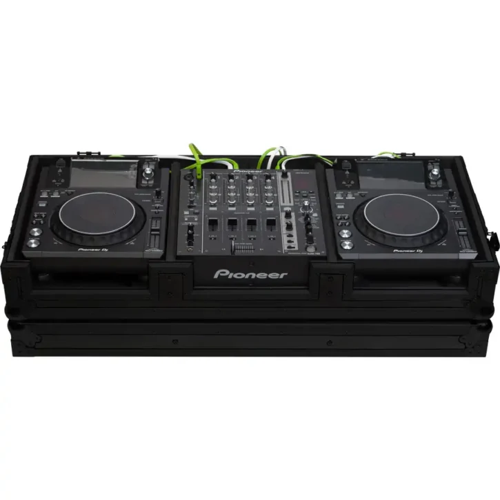 Pioneer XDJ-1000/DJM750MK2 o Denondj SC6000M/X1850 Negro (Ruedas) - Imagen 3