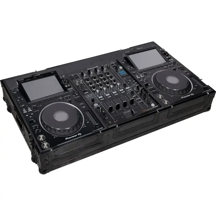 Flight Case Pioneer CDJ-3000 / DJM-900NXS2 Negra (Ruedas) - Imagen 3