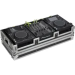Pioneer XDJ-1000/DJM750MK2 o Denondj SC6000M/X1850 Plata (Ruedas)