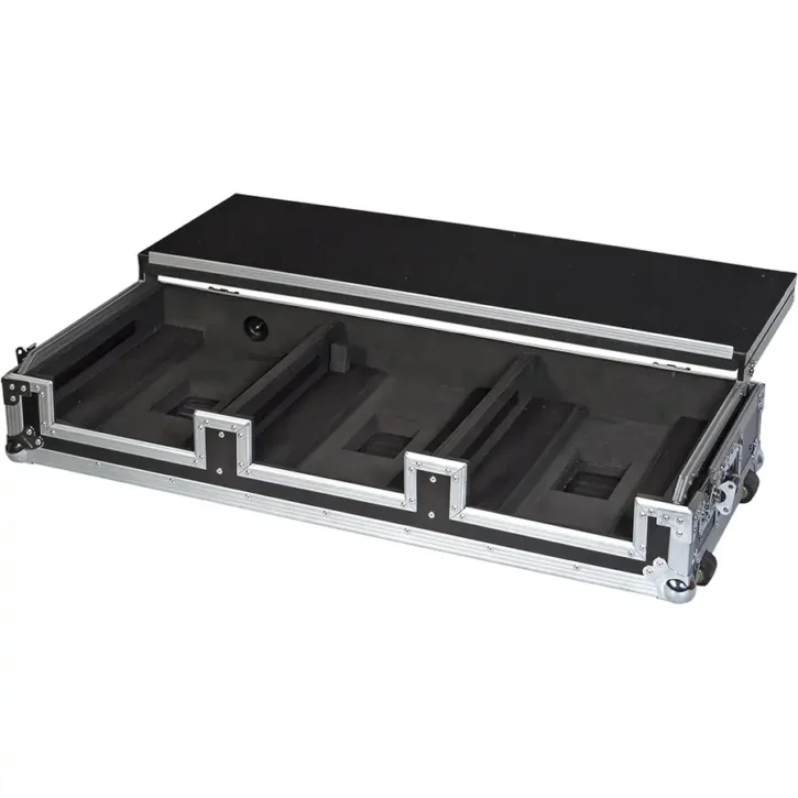 Flight Case Pioneer CDJ-2000NXS2/ DJM-900NXS2 Plata (Soporte Ordenador y Ruedas) - Imagen 7