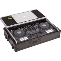 Flight Case Controlador Midi Pioneer DDJ-1000 Negra (Soporte Ordenador Trolley y Ruedas) - Imagen 17