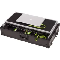Flight Case Controlador Midi Pioneer DDJ-1000 Negra (Soporte Ordenador Trolley y Ruedas) - Imagen 4