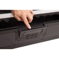 Flight Case Controlador Midi Pioneer DDJ-1000 Negra (Soporte Ordenador Trolley y Ruedas) - Imagen 7
