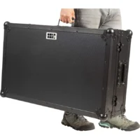 Flight Case Controlador Midi Pioneer DDJ-1000 Negra (Soporte Ordenador Trolley y Ruedas) - Imagen 12
