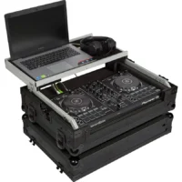 Flight Case Pioneer DDJ-FLX4/ DDJ-400 Negra (Sopt Ordenador Trolley y Ruedas) - Imagen 7