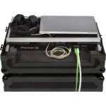 Flight Case Pioneer DDJ-FLX4/ DDJ-400 Negra (Sopt Ordenador Trolley y Ruedas) - Imagen 9