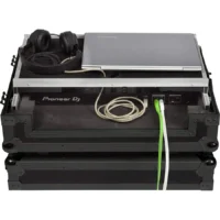 Flight Case Pioneer DDJ-FLX4/ DDJ-400 Negra (Sopt Ordenador Trolley y Ruedas) - Imagen 9