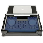 Flight Case Pioneer DDJ-FLX4/ DDJ-400 Negra (Sopt Ordenador Trolley y Ruedas)