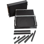 Flight Case Pioneer DDJ-FLX4/ DDJ-400 Negra (Sopt Ordenador Trolley y Ruedas) - Imagen 12