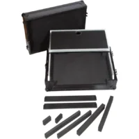 Flight Case Pioneer DDJ-FLX4/ DDJ-400 Negra (Sopt Ordenador Trolley y Ruedas) - Imagen 12