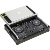Flight Case Controlador Midi Pioneer DDJ-FLX4 & NI S2MK3 Negra (Soporte Ordenador) - Imagen 3