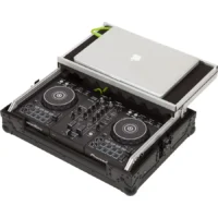 Flight Case Controlador Midi Pioneer DDJ-FLX4 & NI S2MK3 Negra (Soporte Ordenador) - Imagen 4