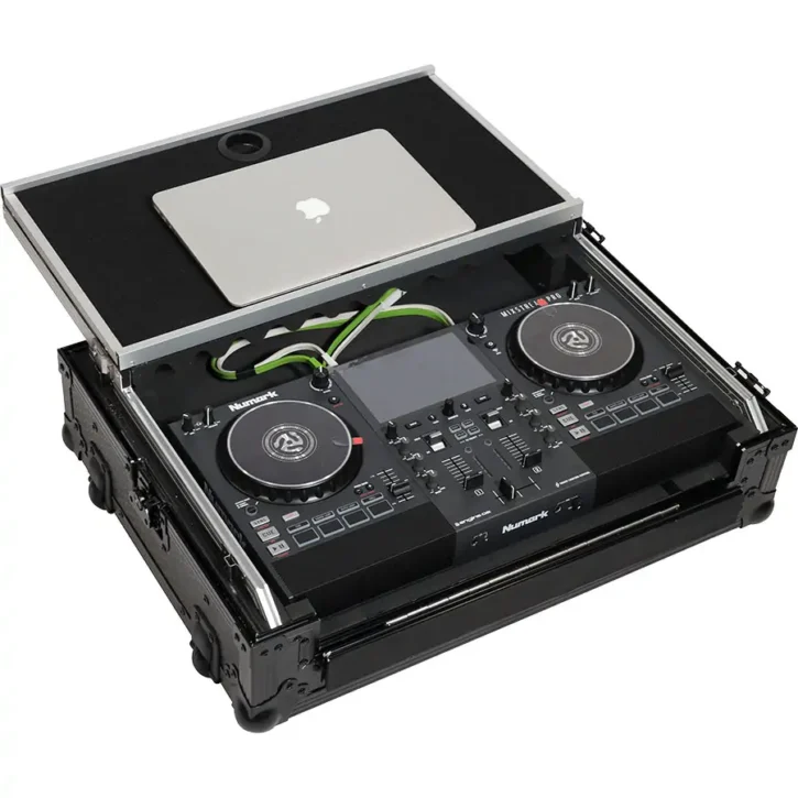 Flight Case Controlador Midi Numark MIXSTREAM PRO NS6II Negra (Trolley y Ruedas) - Imagen 4