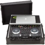 Flight Case Controlador Midi Numark MIXSTREAM PRO NS6II Negra (Trolley y Ruedas)