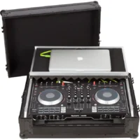 Flight Case Controlador Midi Numark MIXSTREAM PRO NS6II Negra (Trolley y Ruedas) - Imagen 3