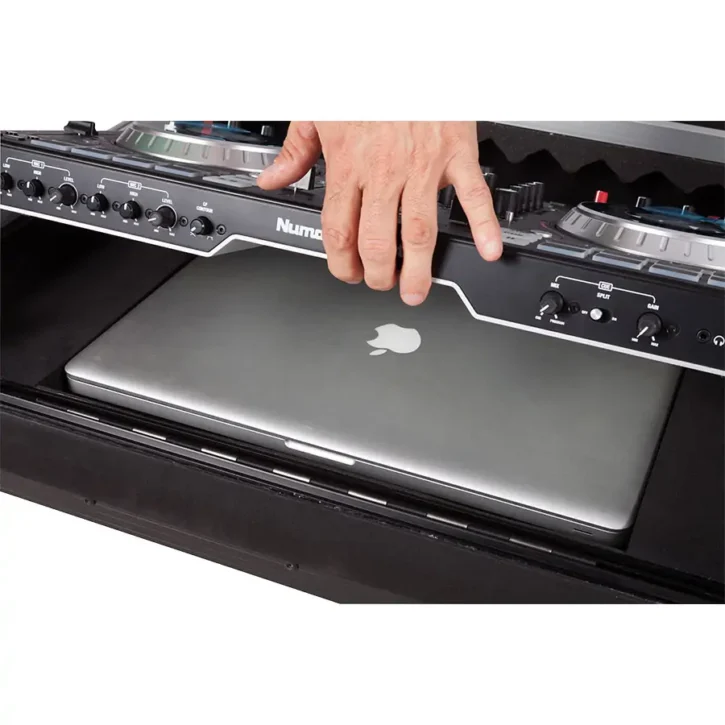 Flight Case Controlador Midi Numark MIXSTREAM PRO NS6II Negra (Trolley y Ruedas) - Imagen 7