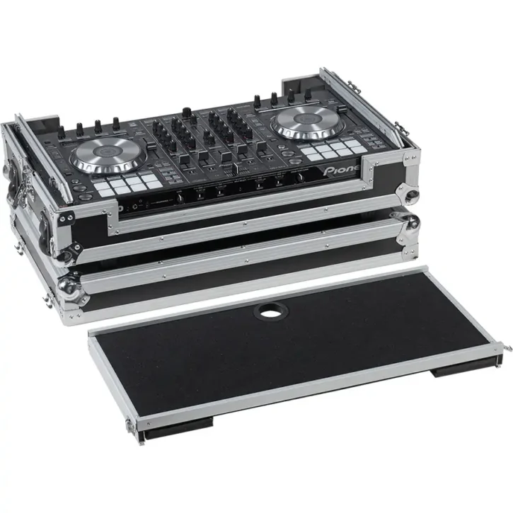 Flight Case Controlador Midi Pioneer DDJ-SX3/RX (Soporte Ordenador Trolley y Ruedas) - Imagen 4